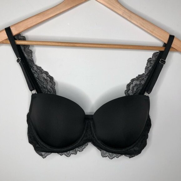 VICTORIA'S Secret Lacy Dream Angel Lined  Demi 32DD - Picture 1 of 6
